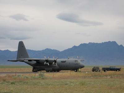 C-130 at Base Camp