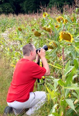 Communing with nature...