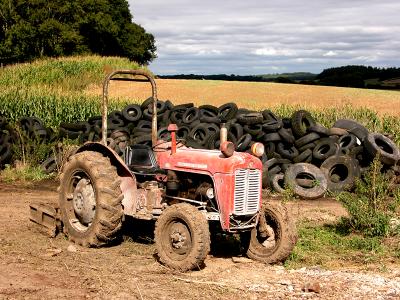 Tractor and tyres