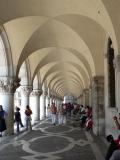 Under Facade of Doges Palace