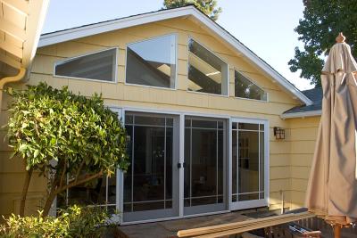 Courtyard and sun room