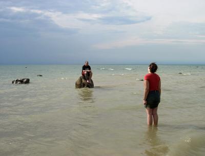 Ben and Lila in Lake Huron. This shot feels very lonely to me, somehow.