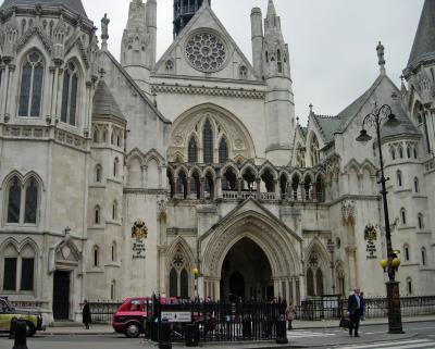 The Royal Courts of Justice, on the Strand.