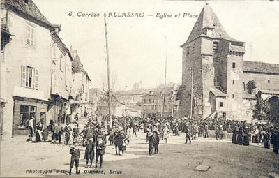 Allassac 6. Eglise et Place