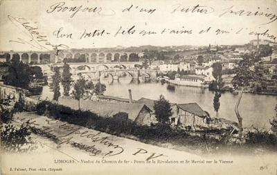 Limoges. Viaduc du Chemin de fer