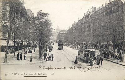 Paris. L'Avenue des Gobelins