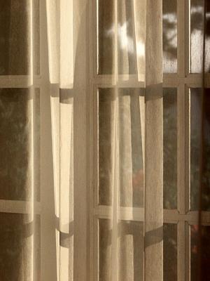 Curtains in bedroom