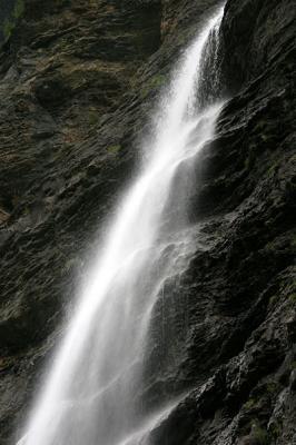 Water falls at Sixt (Haute Savoie - France)