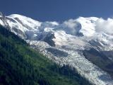 Mont Blanc et glaciers