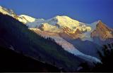 Mont Blanc - coucher de soleil
