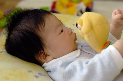 Baby and Mr. Turtle