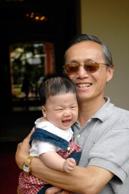 Baby and Grandfather - Royal Hawaiian