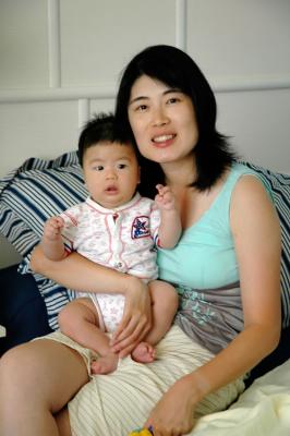 Portrait in Hotel Room