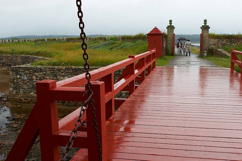 A Rainy Day at Fortress of Louisbourg