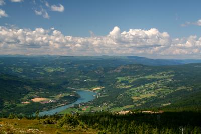 View from Hafjelltoppen