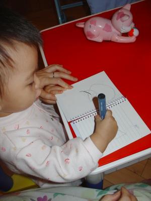 Writing hand (10-9-2005)