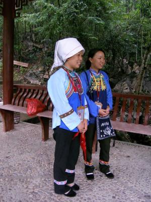 China: Lovely guides in  Shijidizhiqiguan.jpg