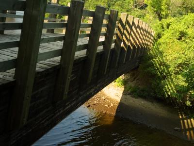 Foot Bridge on the Mississippi