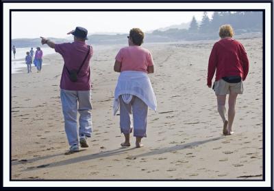 ....on the beach.