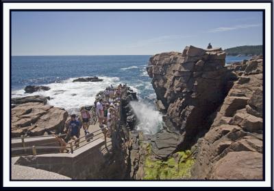 We head up to Acadia National Park where we find Thunder Hole and