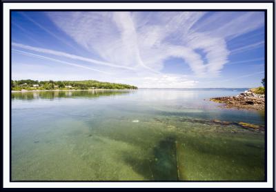 ....this view over a cove.