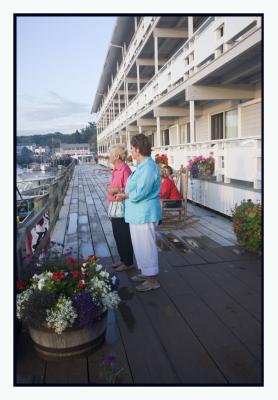 ....our ladies checking out the harbor! The sun sets on a busy, fun, fast week!!