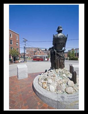 John Ford, native son, Portland, Maine (memorial, statue, square)