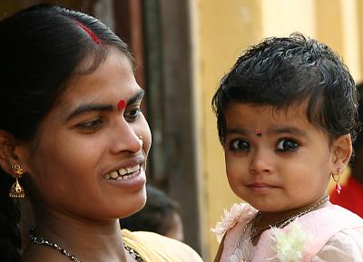 mother and child-Puri