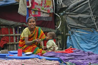mother and child-Calcutta