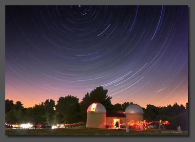 Star Trails over Ashton Observatory