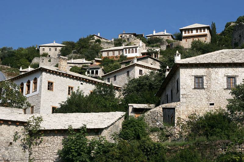 Pocetelj,old stone dwellings