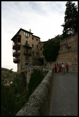 Cuenca,hanging balconies,touristic attraction