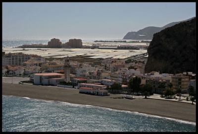 near Castell del Ferro,plant houses