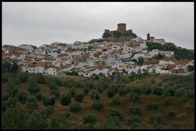 Espejo,surrounded by olive trees