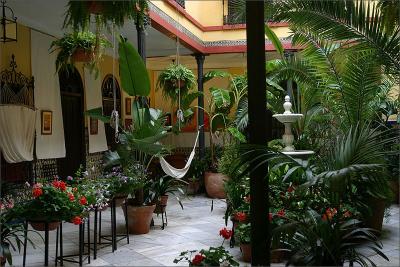 Inner courts in Cordoba,Spain