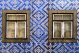 Twins with blue