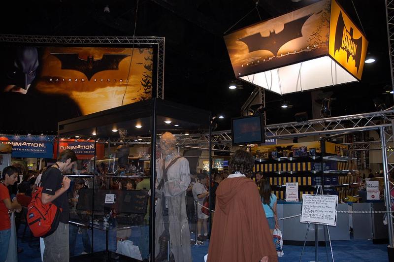 Batman Begins at the Mattel Booth
