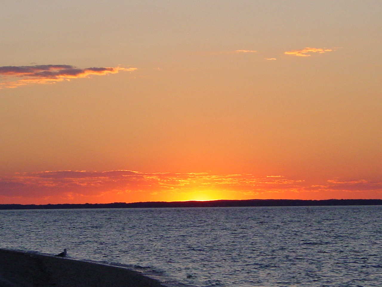 Sunsets on Long Island bayside