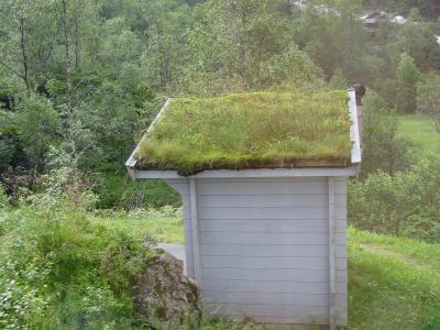 Typical bus stop building