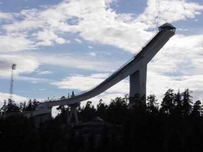 Ski jump in Oslo used in 1952 Olympics