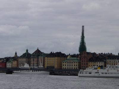 View of Stockholm from a boat