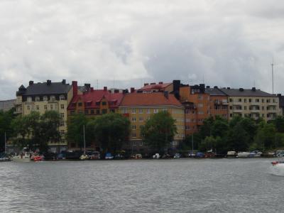 View of Stockholm from a boat