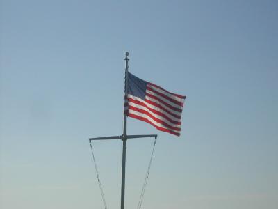 Flag at Dockers Waterside