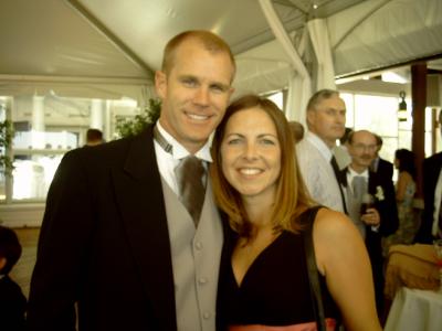 Michael and Karen at reception