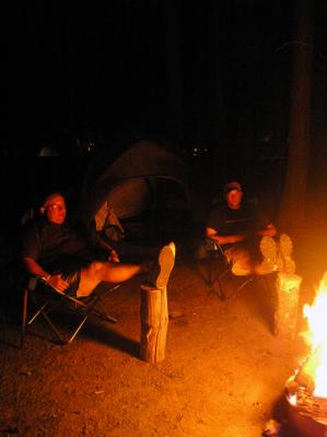 Fireside at Night