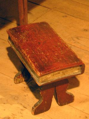 Old Book Stool