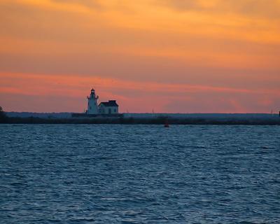 Light House on Lake Erie from Voinovich Park