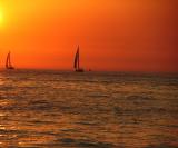 Sunset at Clearwater Beach