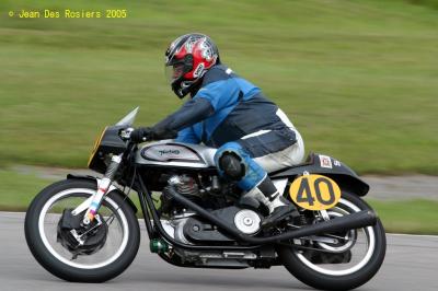 Vintage motorcycle races Mosport 2005