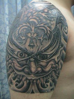 Half sleeve daemon cover up